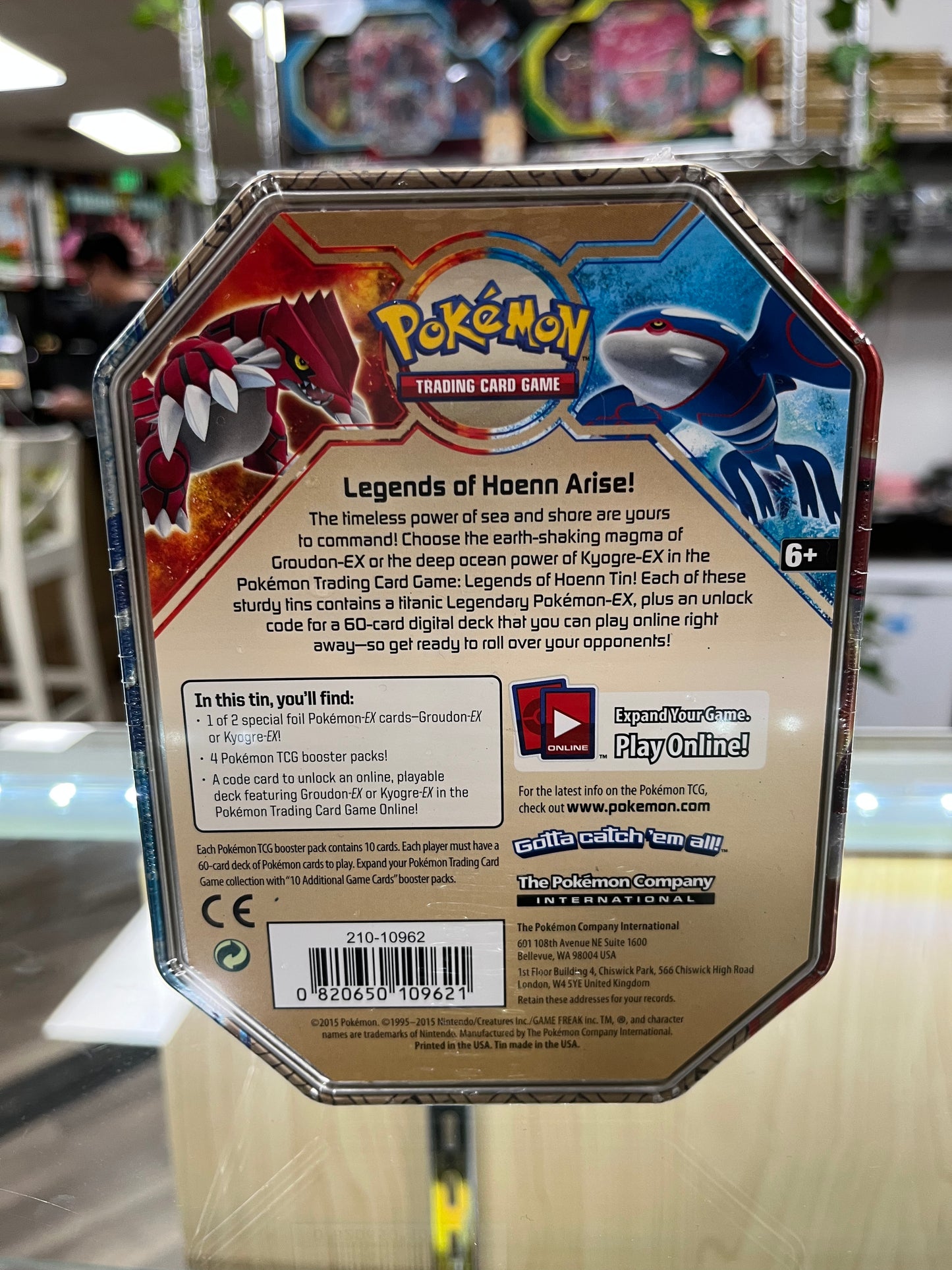 Legend of Hoenn Tin [Groudon EX]